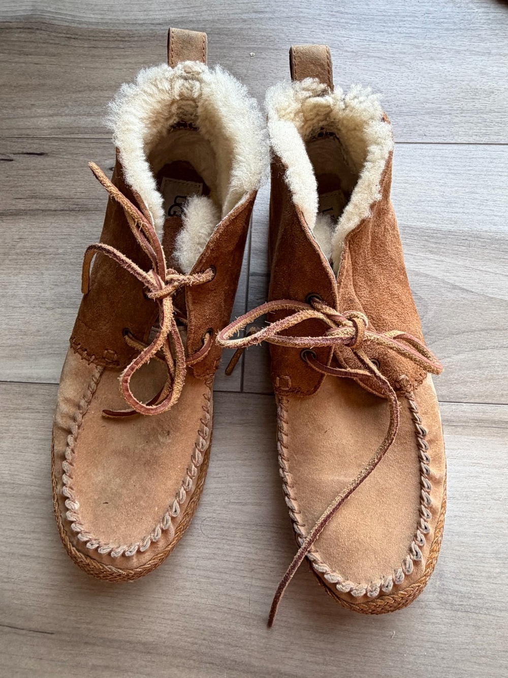 UGG Australia Sheepskin Lined Suede Woman’s Boots